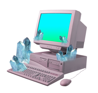 pc na estetica vaporwave